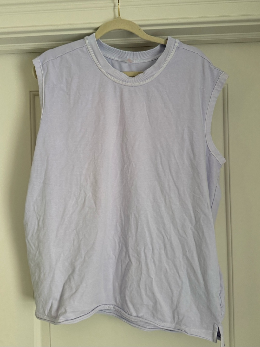 FP Movement by Free People Lavender Sleeveless Crewneck Tank